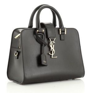 Saint Laurent Monogram Cabas Leather Baby